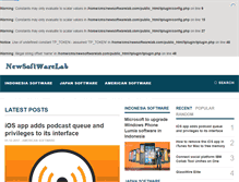 Tablet Screenshot of newsoftwarelab.com